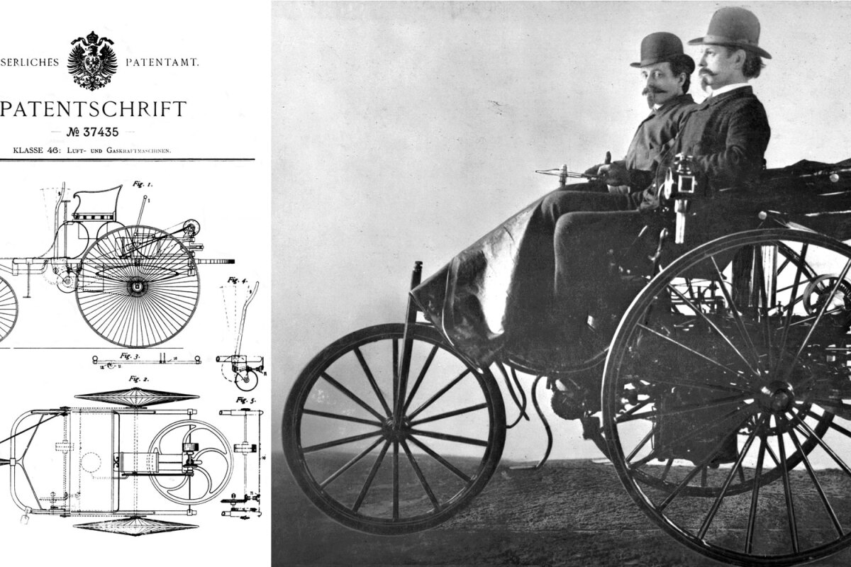 Hero image - German Patent No. 37435 was applied for by Karl Benz on January 29, 1886