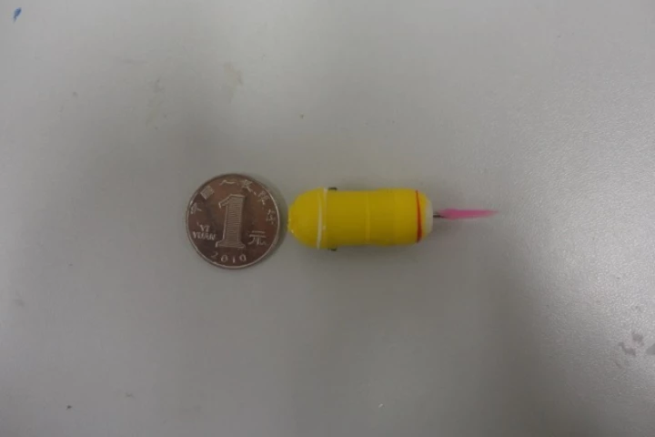 The Tadpole Endoscope can be swallowed like a large pill and then remotely guided around inside the patient's stomach by a doctor