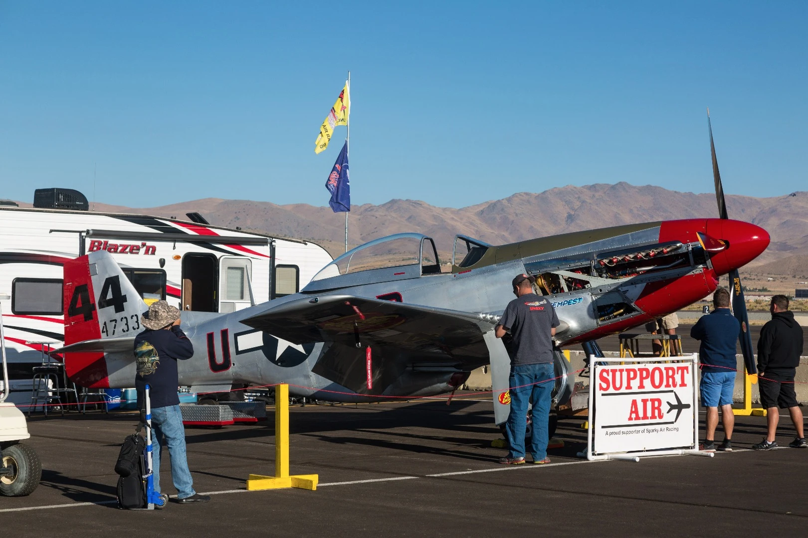 Sparky/Blondie, a P-51D Mustang from the Unlimited class