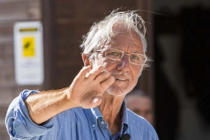Renzo Piano on site (Photo: Marco Caselli Nirmal)
