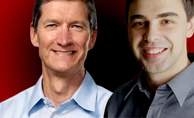 CEOs Tim Cook and Larry Page are only continuing the feud that began with Steve Jobs and Eric Schmidt