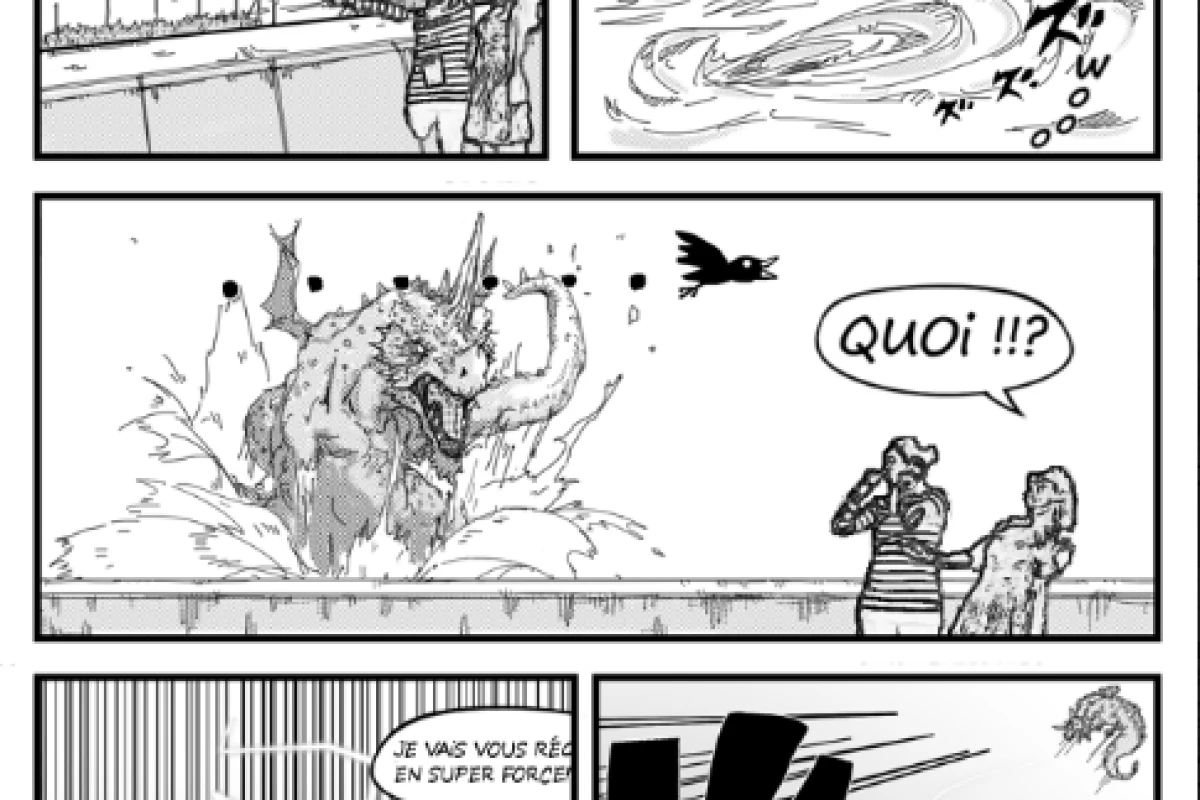 An image of a manga comic created by the Manga Generator (Image: Shirai Labs)