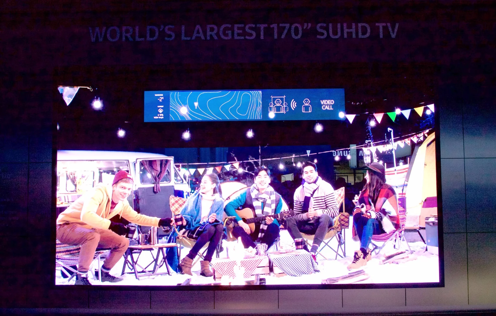 The 170-inch SUHD TV