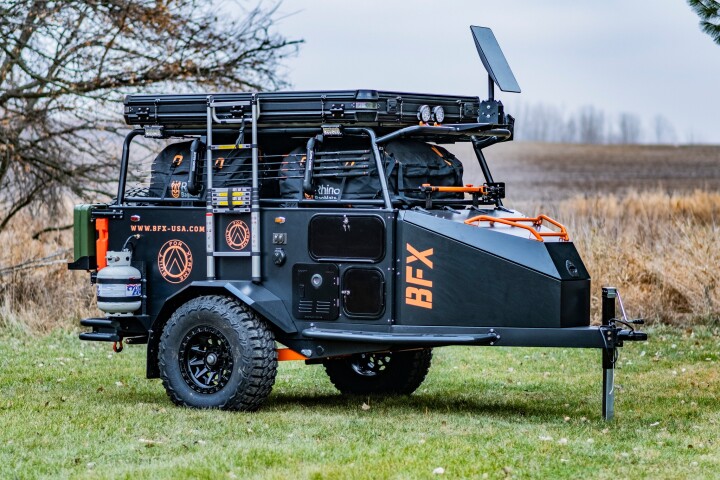 Built For Extreme lives up to its name with an ultra-rugged, all-steel camping trailer