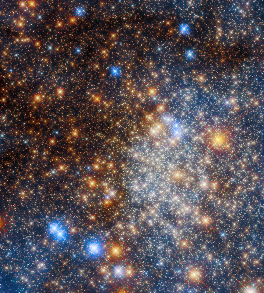 An incredibly detailed photo of Terzan 12, a globular star cluster located on the fringes of the Milky Way, snapped by Hubble