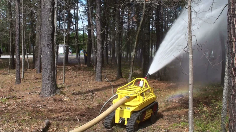 The RS1-T2 Thermite firefighting robot