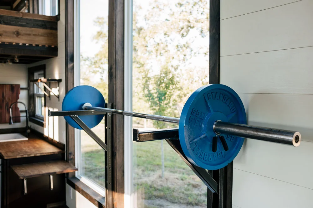 The Silhouette's weightlifting area