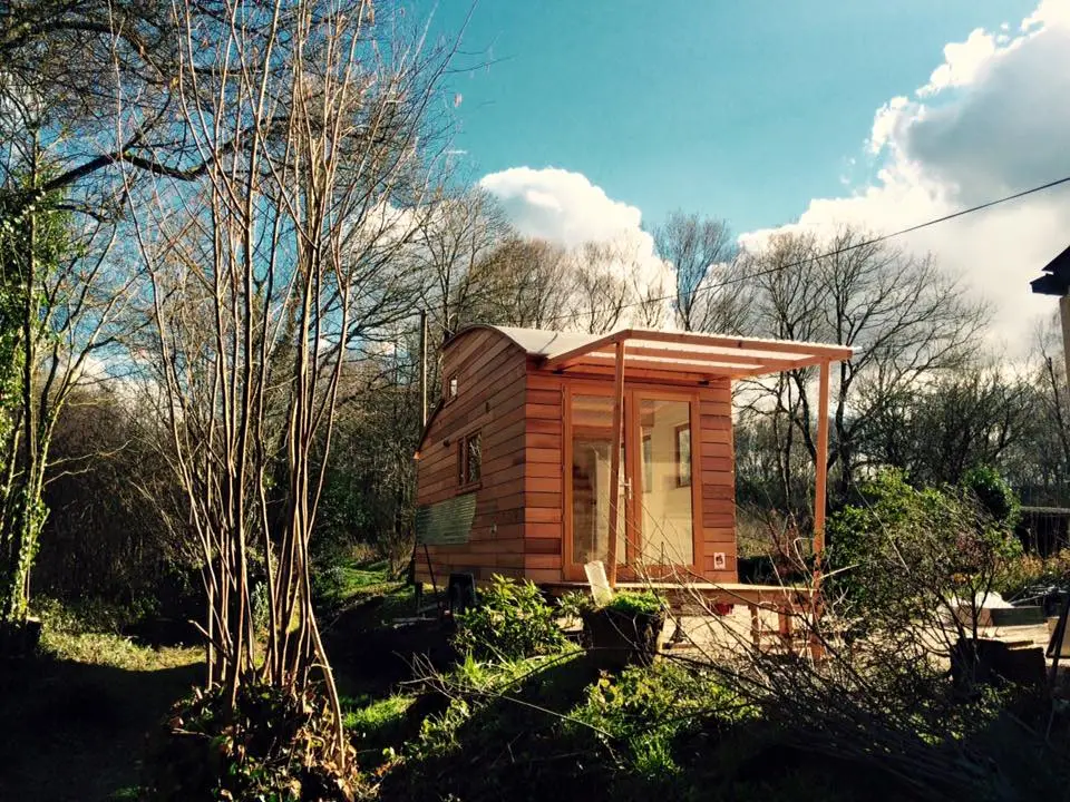 The tiny house is attractive and offers a nice change from the stereotypical shed-on-wheels aesthetic