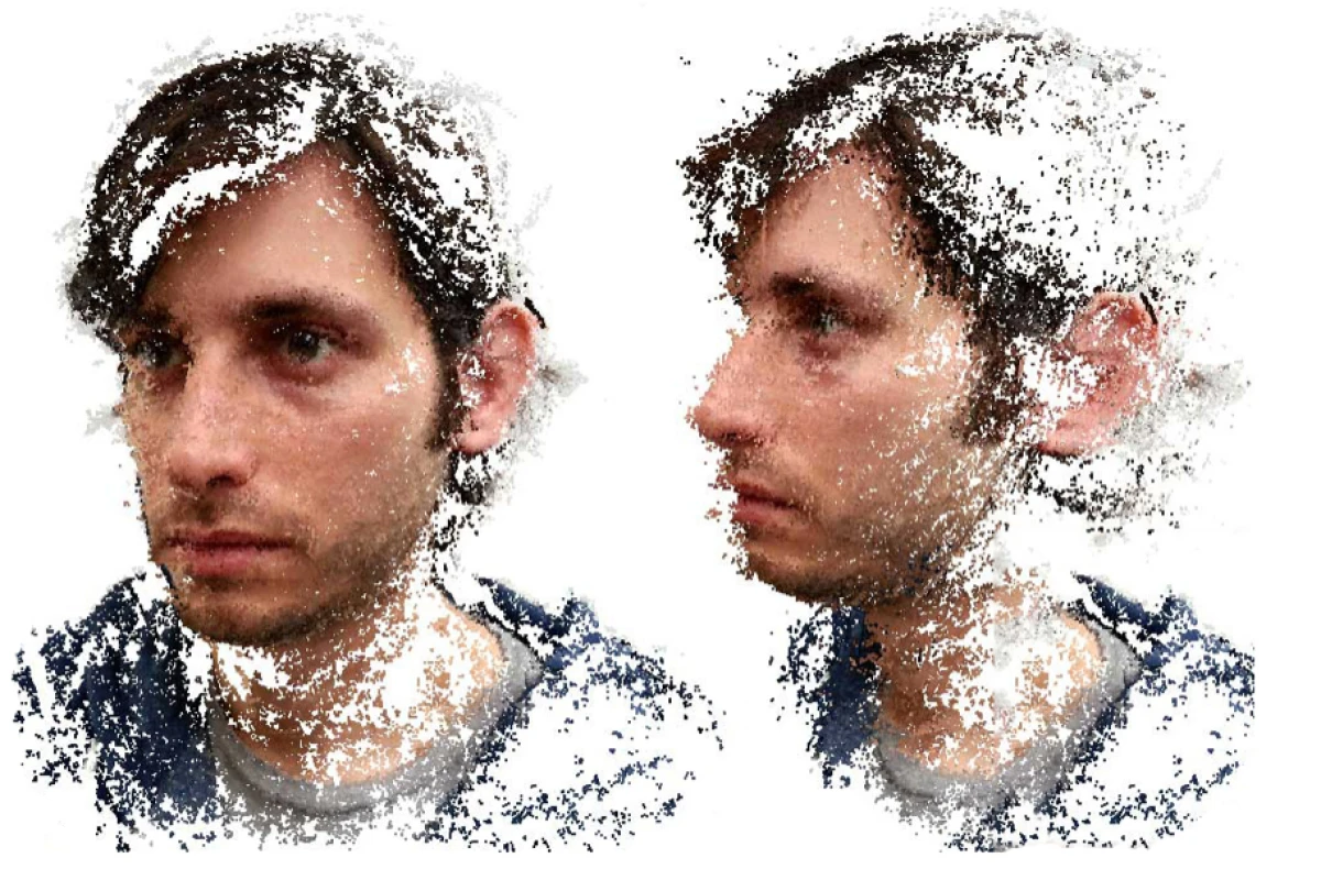 The app can be used to produce 3D portraits