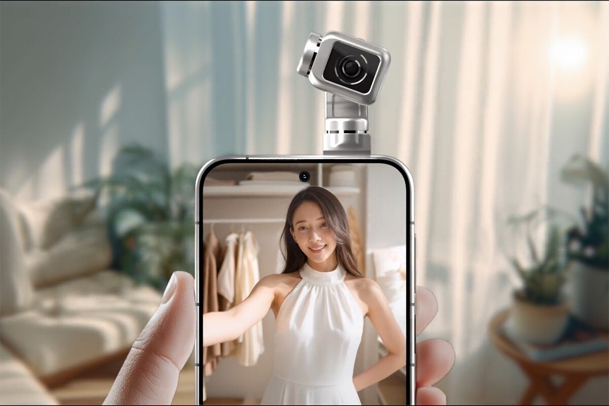 Why is this concept phone packing a robot arm-mounted camera?