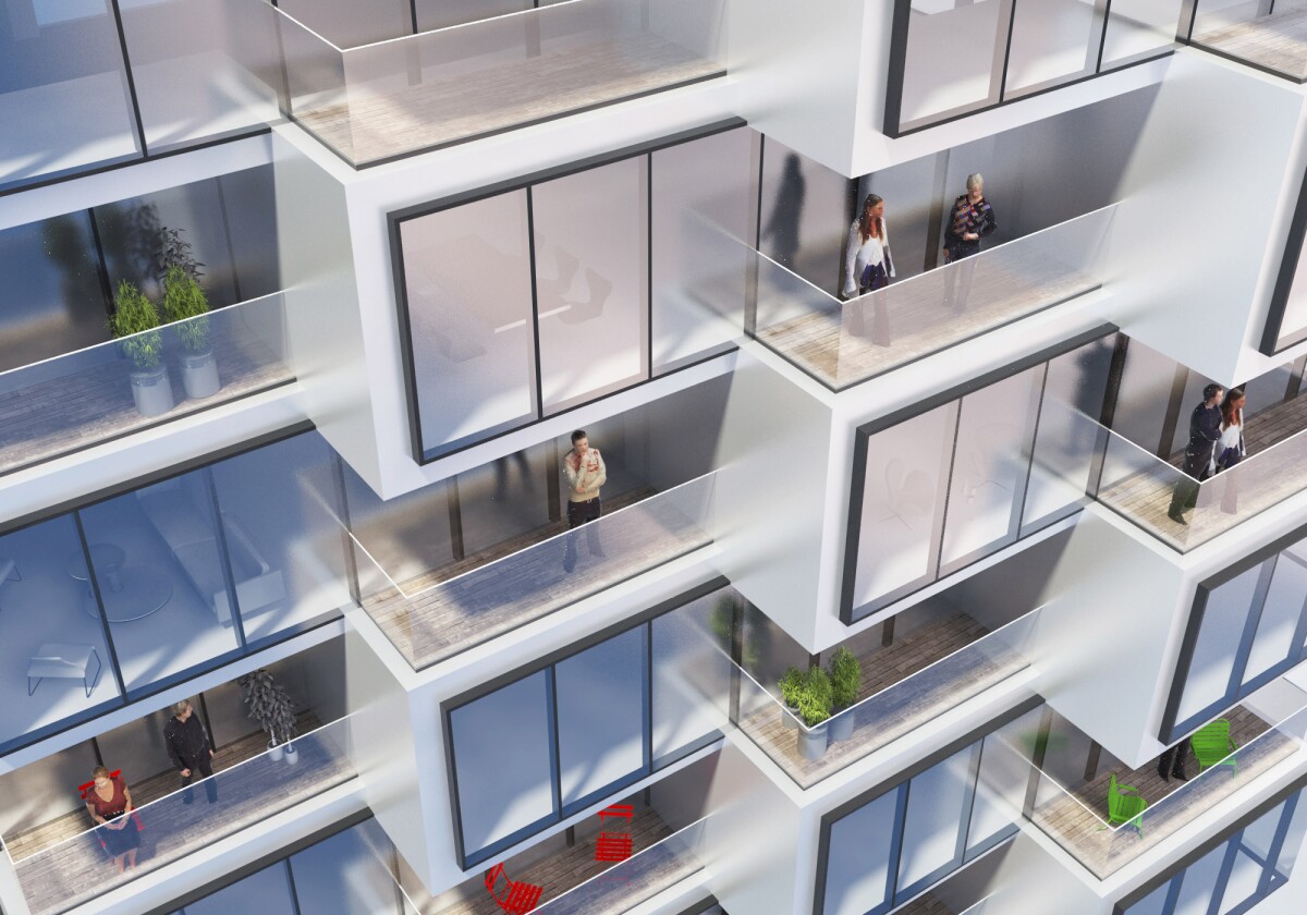 Telus Sky Tower is scheduled for completion in late 2017 (Image: BIG)