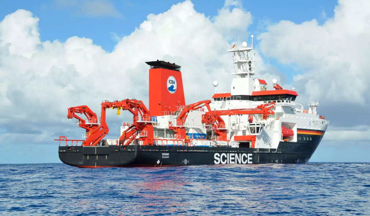 The authors of a new study collected eight sediment samples from a range of depths across a 2016 expedition
