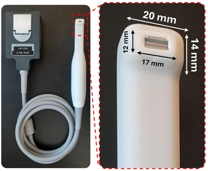 The prototype ultrasound transducer