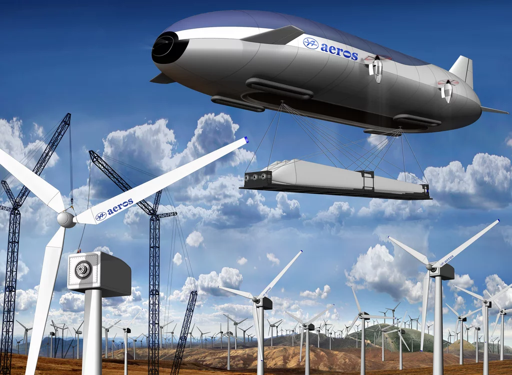 Artists rendering of the Aeroscraft