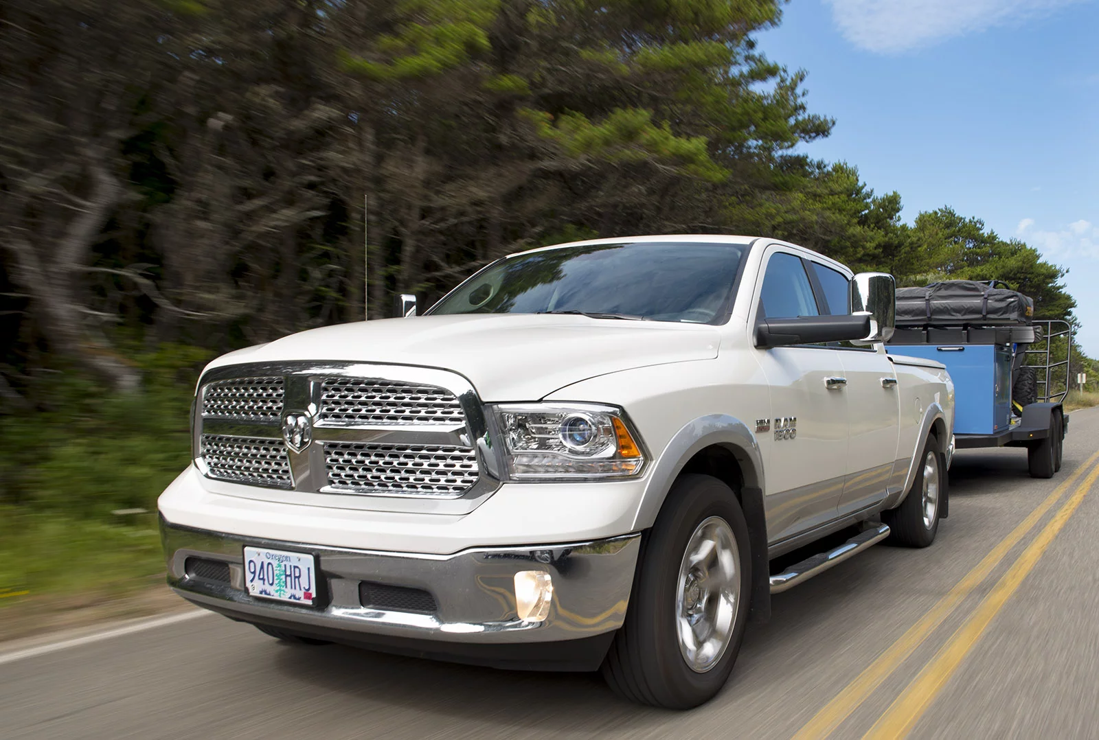 The Turtlebacker is designed to be towed by a half-ton truck