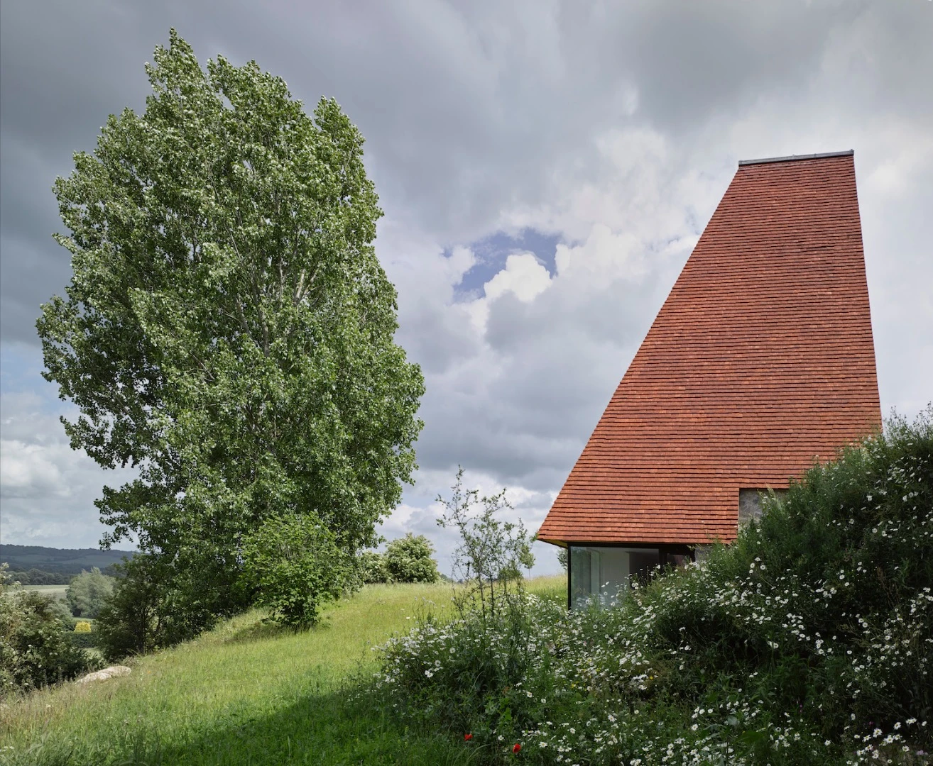 Caring Wood takes the form of four towers