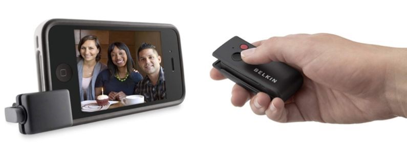 Belkin's LiveAction Camera Remote allows iPhone users to remotely trigger their camera phone
