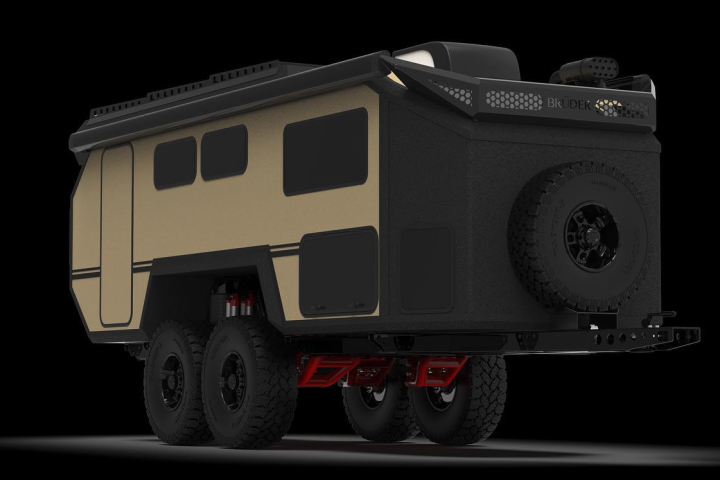 Bruder lightens and toughens its off-road camper lineup with available carbon fiber
