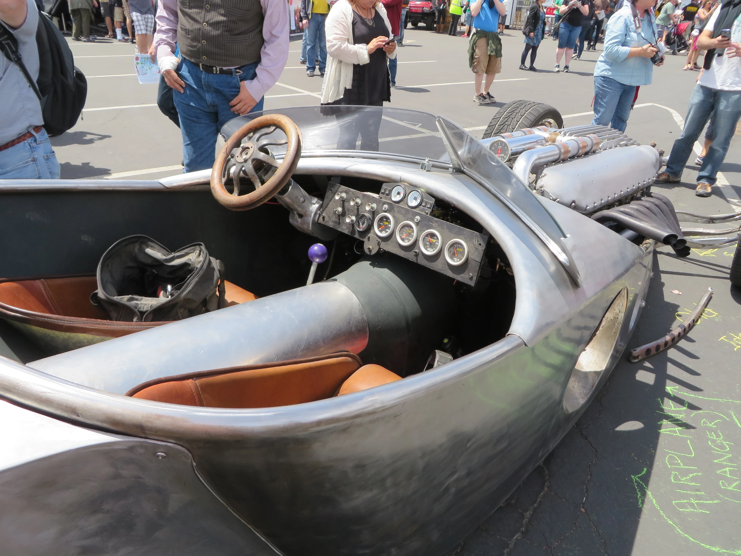 The cockpit of "Blown Ranger" at Bay Area Maker Faire 2014