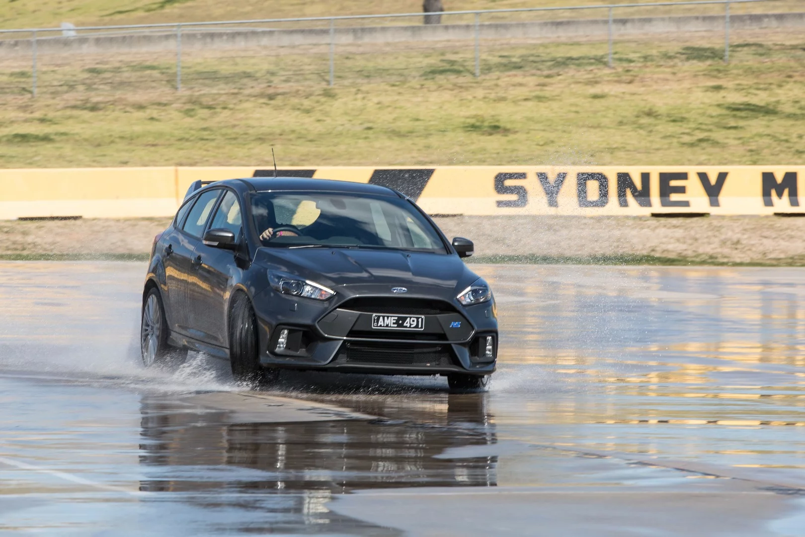 The RS is great fun with a wide open skidpad to play with