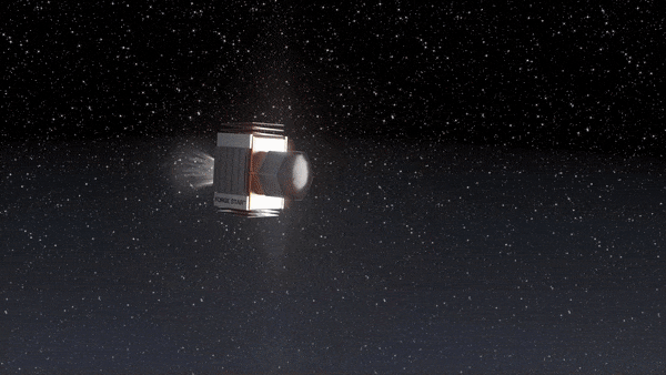 Folding up tightly for launch, the shield deploys on re-entry to reject heat and slow the craft down enough to be caught in a hover net