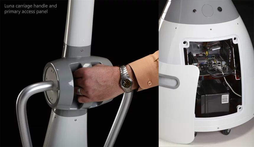 Luna has a carry handle (Image: Robodynamics/Schultzeworks)