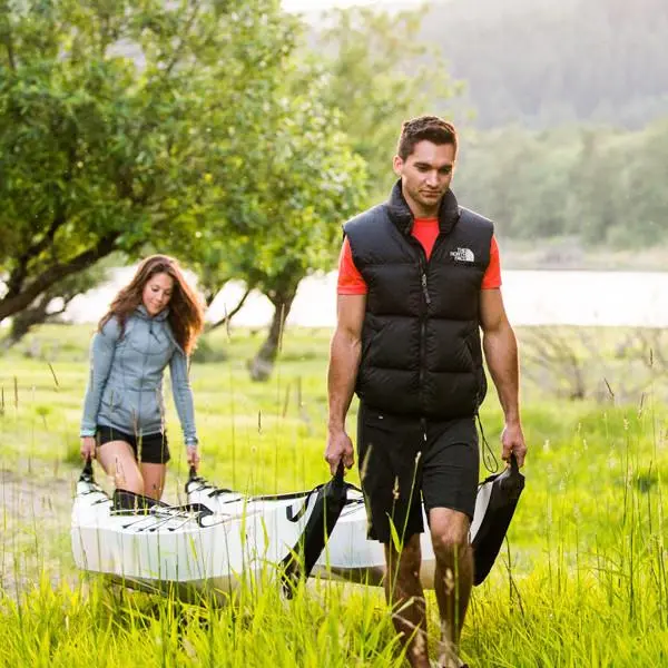 Like Oru's other offerings, the 34 lb (15.4 kg) Coast XT folding kayak is cut out of polypropylene plastic