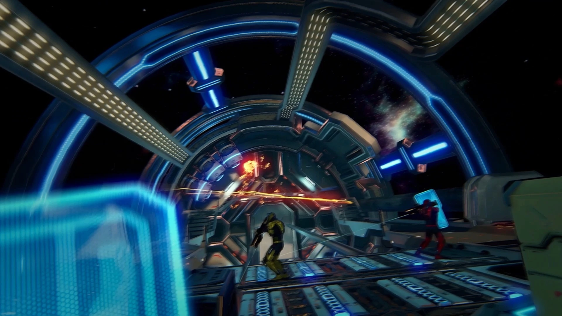 Your teammates are represented in game with virtual versions of themselves