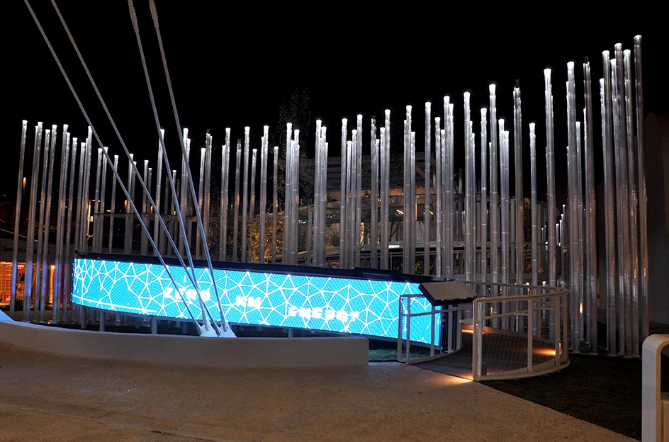 European energy company Enel built its Pavilion using modern technologies