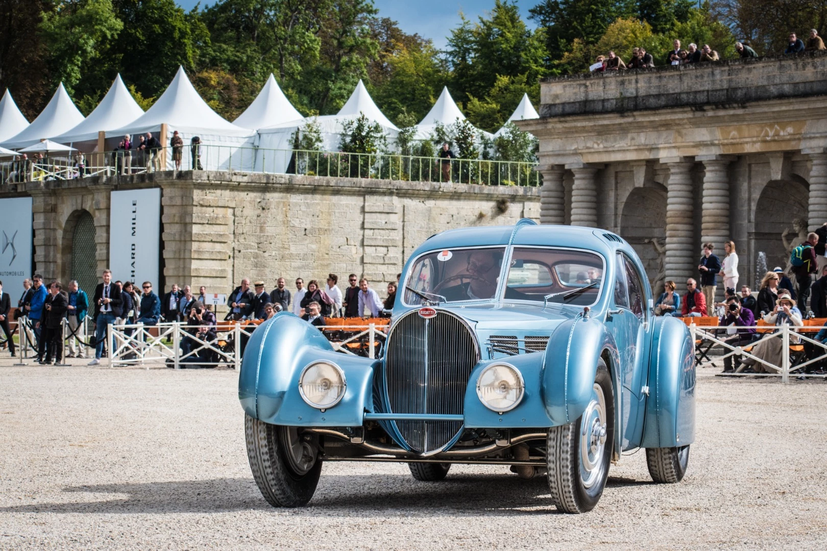 This 1936 Bugatti Type 57 SC Atlantic Coupe won the 2017 Chantilly Arts & Elégance Richard Mille
