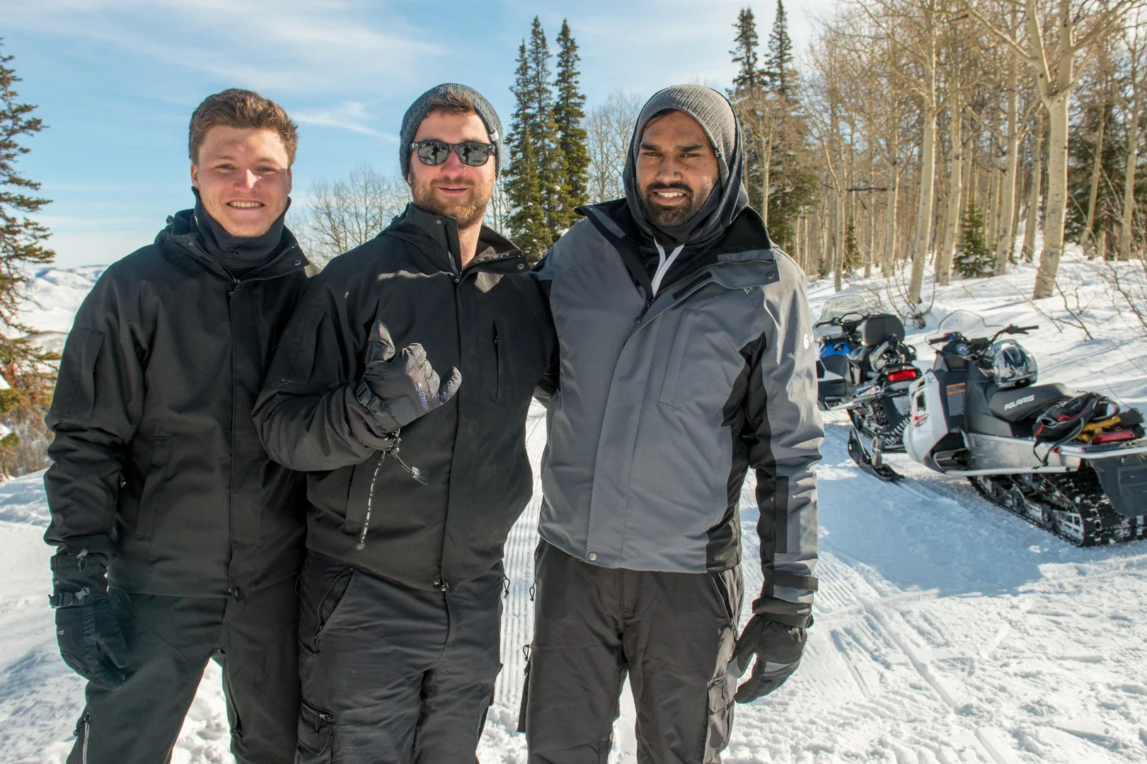 We noticed that when sitting on cold objects (rocks, chairs) in the cold weather, the SolarCore pants don’t compress to give you that cold derriere feeling