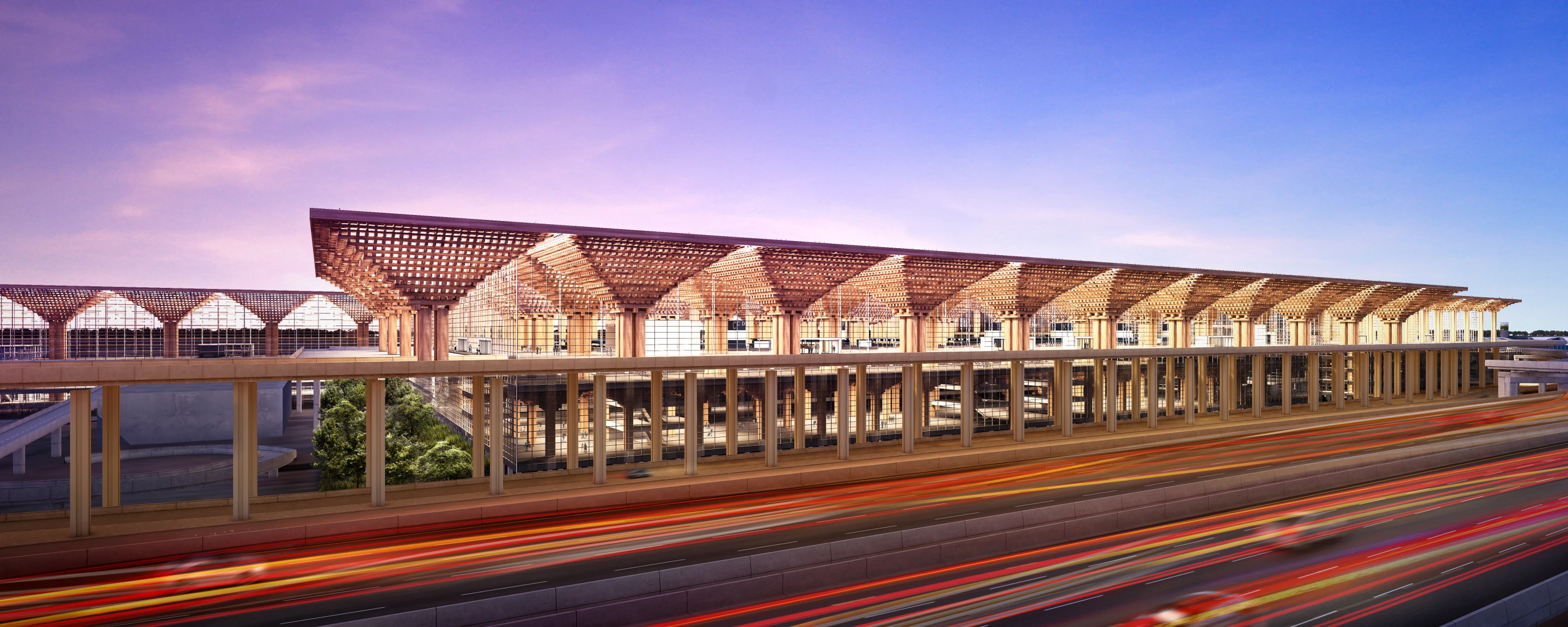 Suvarnabhumi International Passenger Terminal II was commissioned following an architecture competition