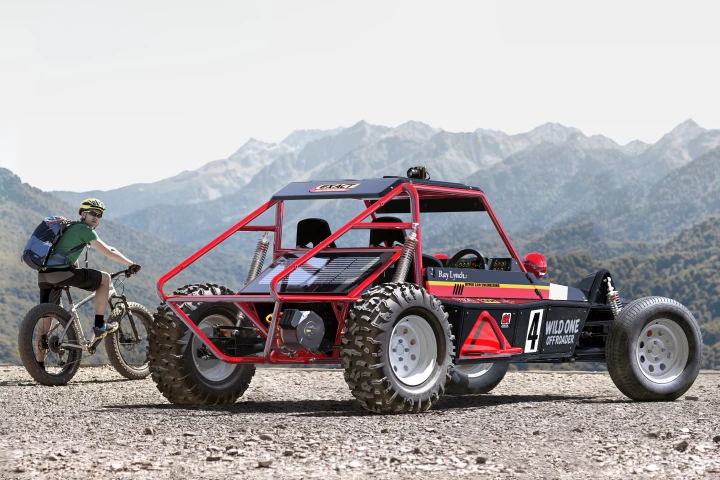 A replica of a famous 1980s R/C car, scaled up and fettled for street use and off-roading