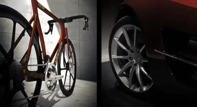 The One-77 now claims to be a technology leader among both cars and bikes