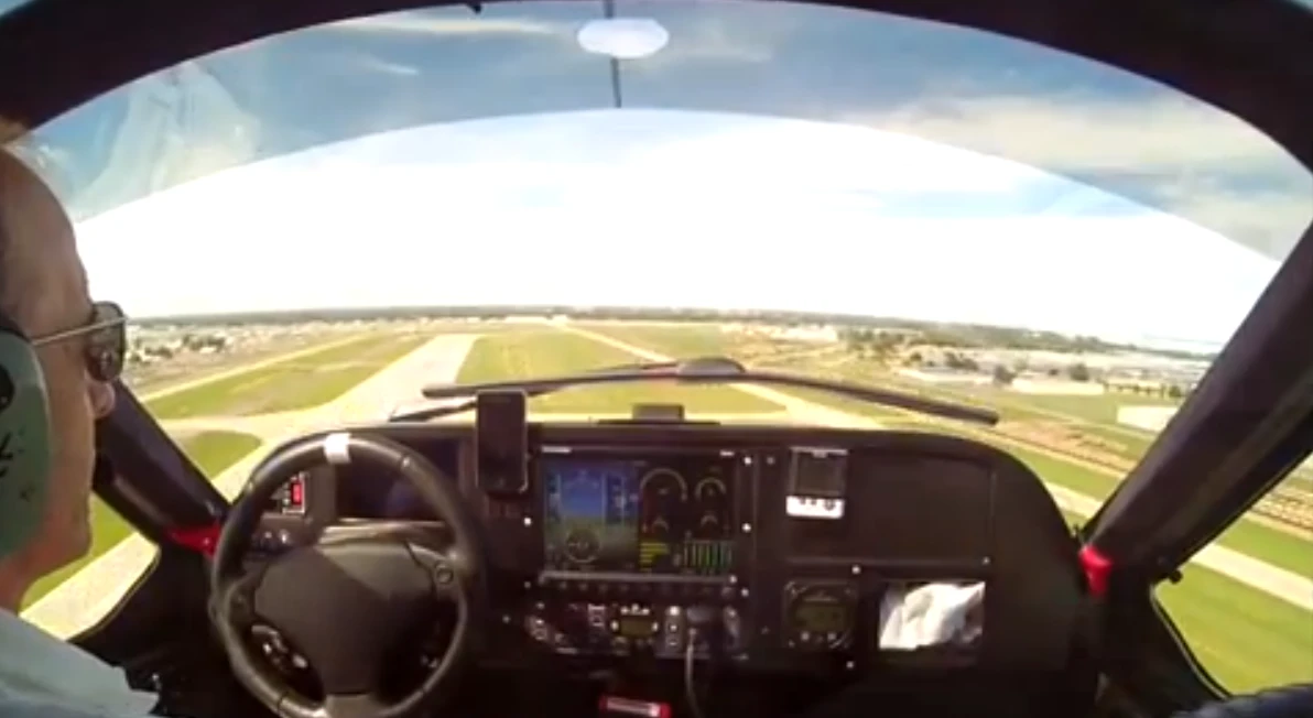 Cockpit view of the TerreFugia Transition