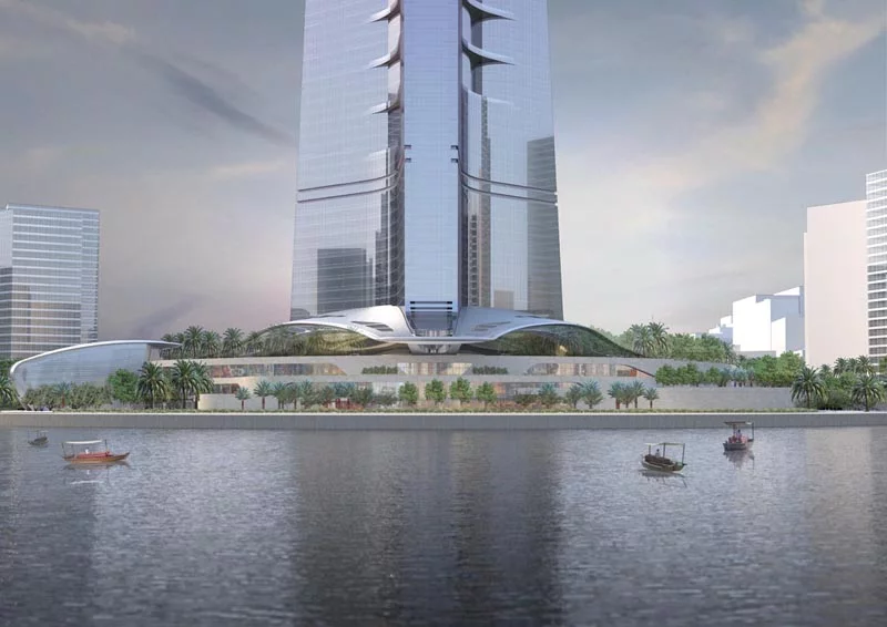 The JEC Tower will require 59 elevators and include 5.7 million sq ft (530,000 sq m) of floorspace inside