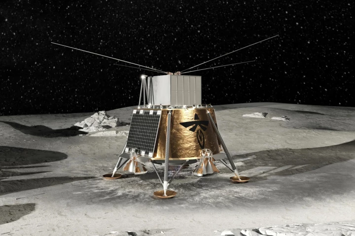 LuSEE-Night atop the Blue Ghost 2 lander