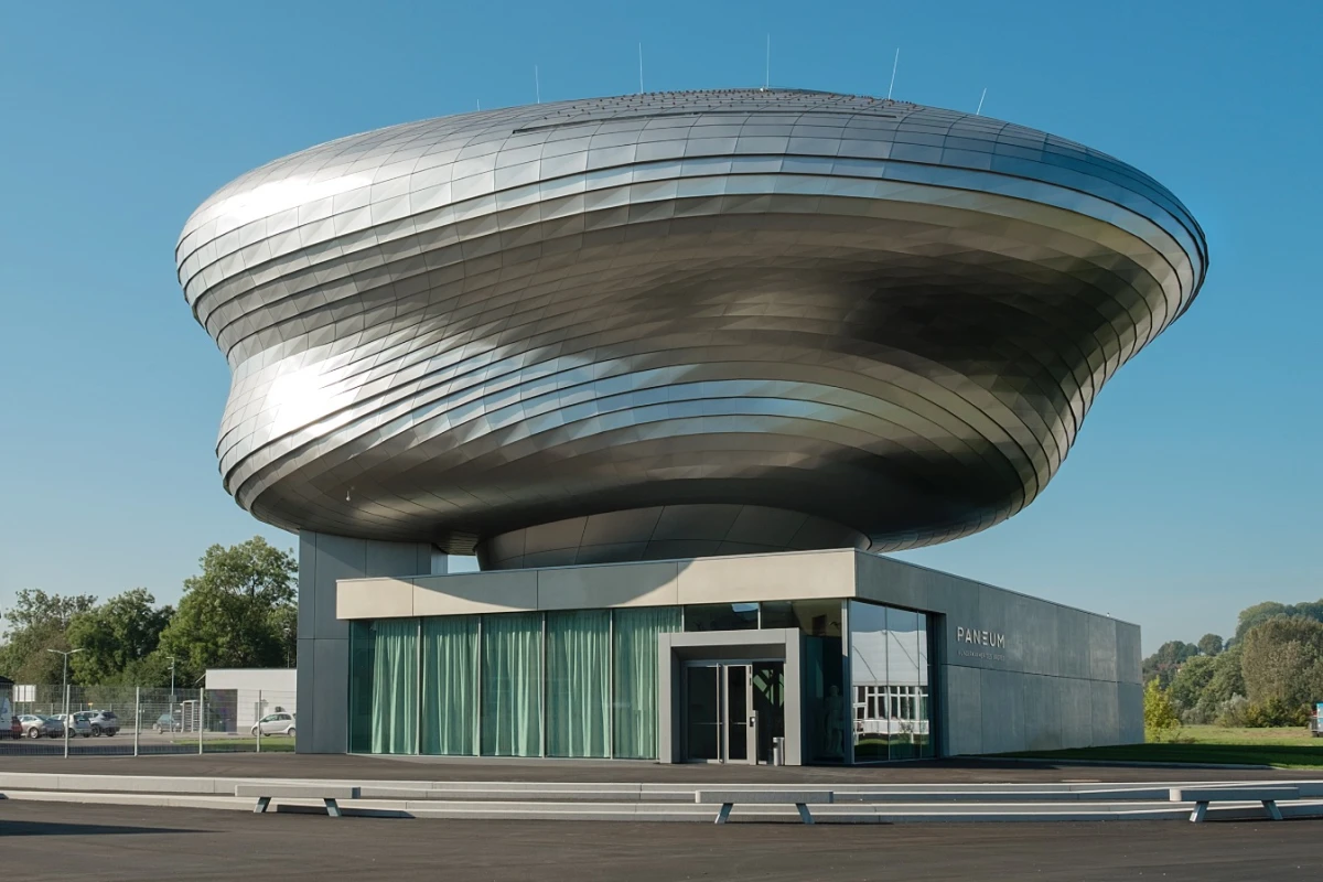 The recently-completed Paneum (aka House of Bread) was created for bread company Backaldrin