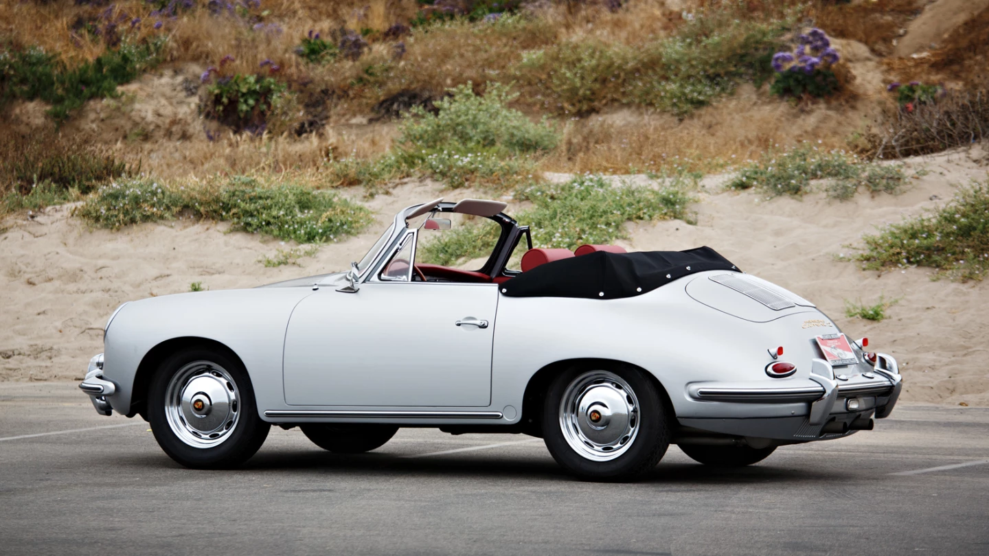 1963 Porsche 356 B Carrera 2 Cabriolet | Estimate: $1,250,000 to $1,500,000 | Official Auction Description: Gooding & CoLot 134
