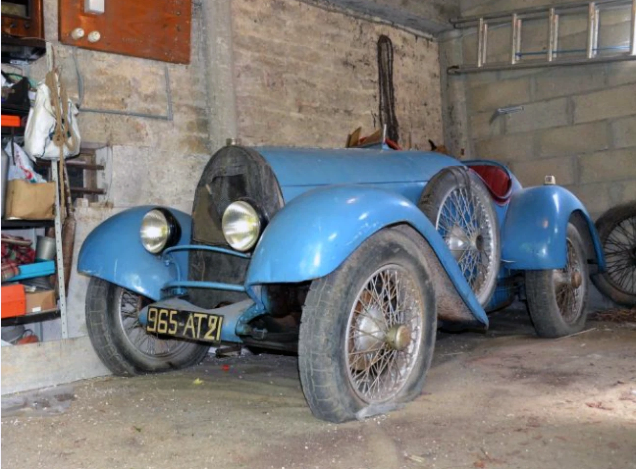 One of the most valuable "barn finds" ever discovered, this T13 Bugatti fetched more than triple the estimate and more than doubled the highest price ever paid for a T13.