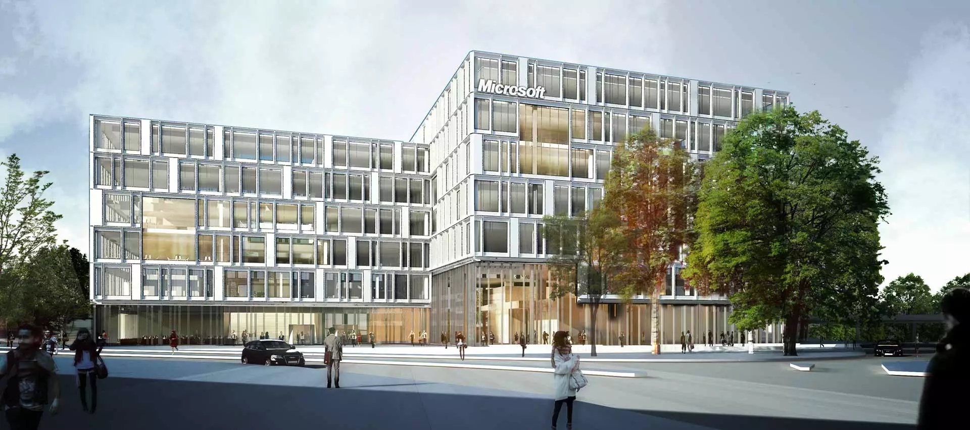 The new campus will be situated in the middle of Lyngby and cover a 40,000 square-meter plot, with the Microsoft building itself taking up 16,350 square meters