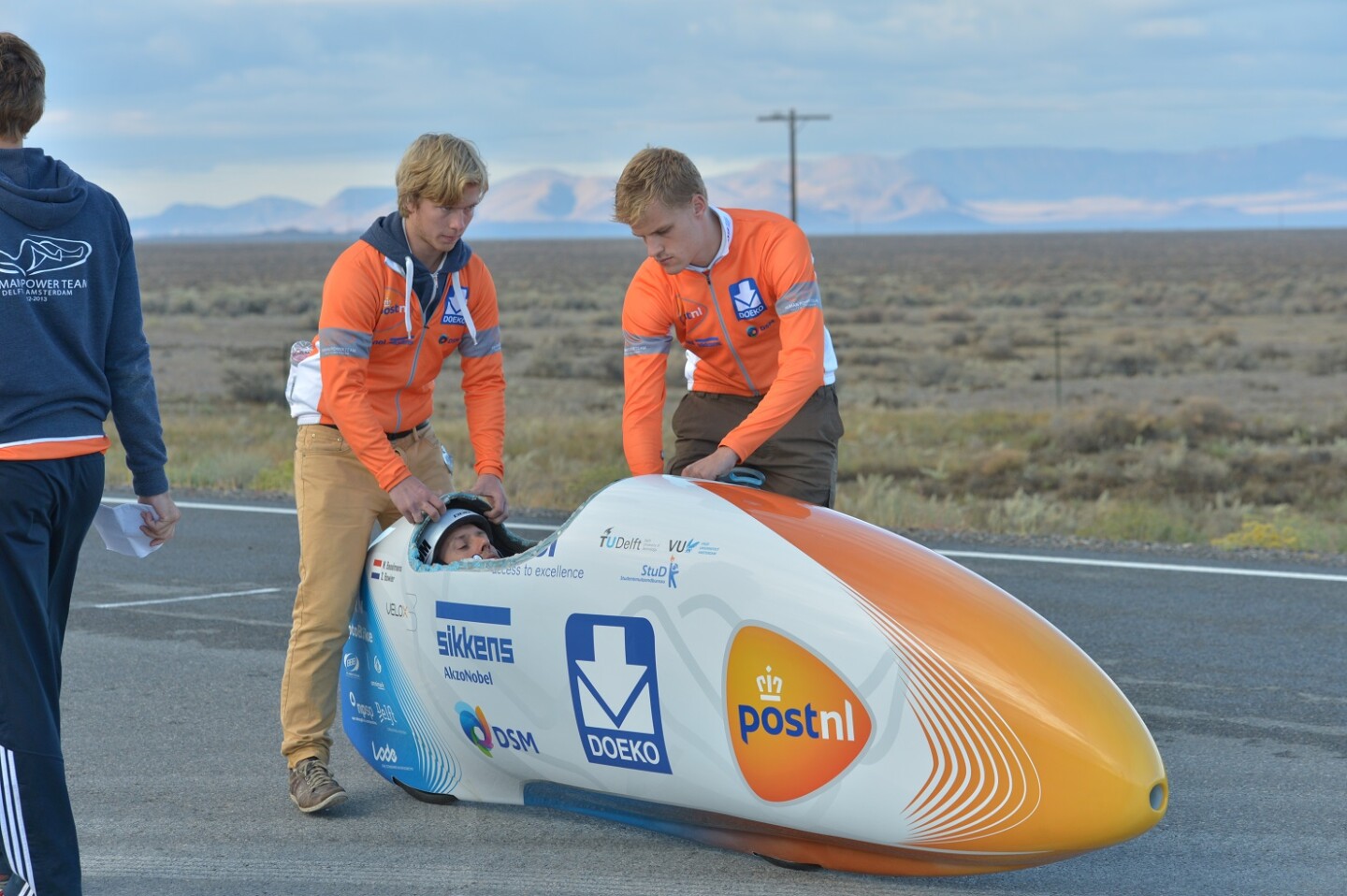 Humanpowered speed record falls at Battle Mountain