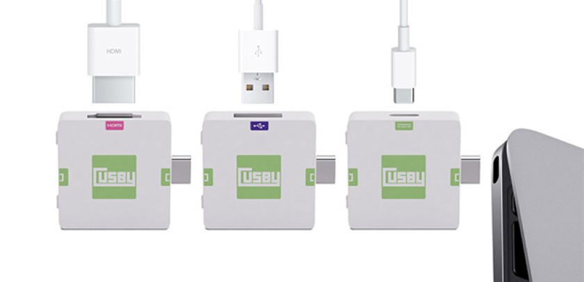 Cusby's design ensures that there is always a free USB-C port available
