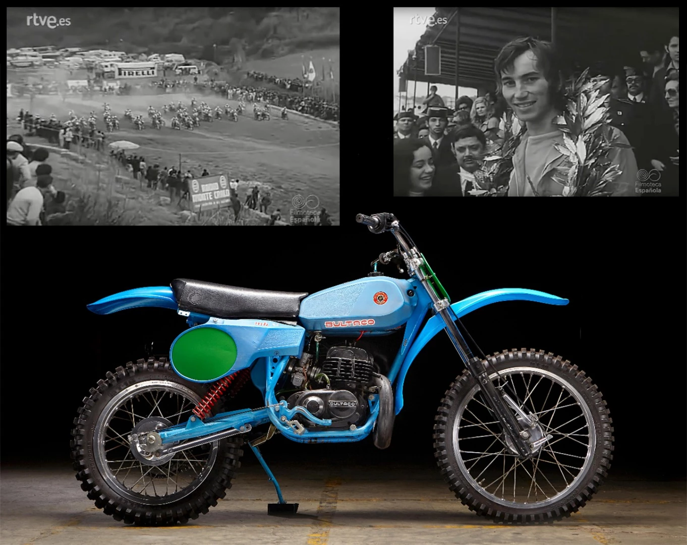 The very first American to win a world championship race was Jim Pomeroy, who won his first world MX championship race at the 1973 Spanish Grand Prix in 1973. Pomeroy rode a Bultaco Pursang 250 in the Spanish Grand Prix and though he went on to race as a factory rider for Honda, his name will be forever linked with the Spanish marque. This isn't the bike he won on that day, but at $3,220, it's a bargain basement addition to any collection. Auction Description