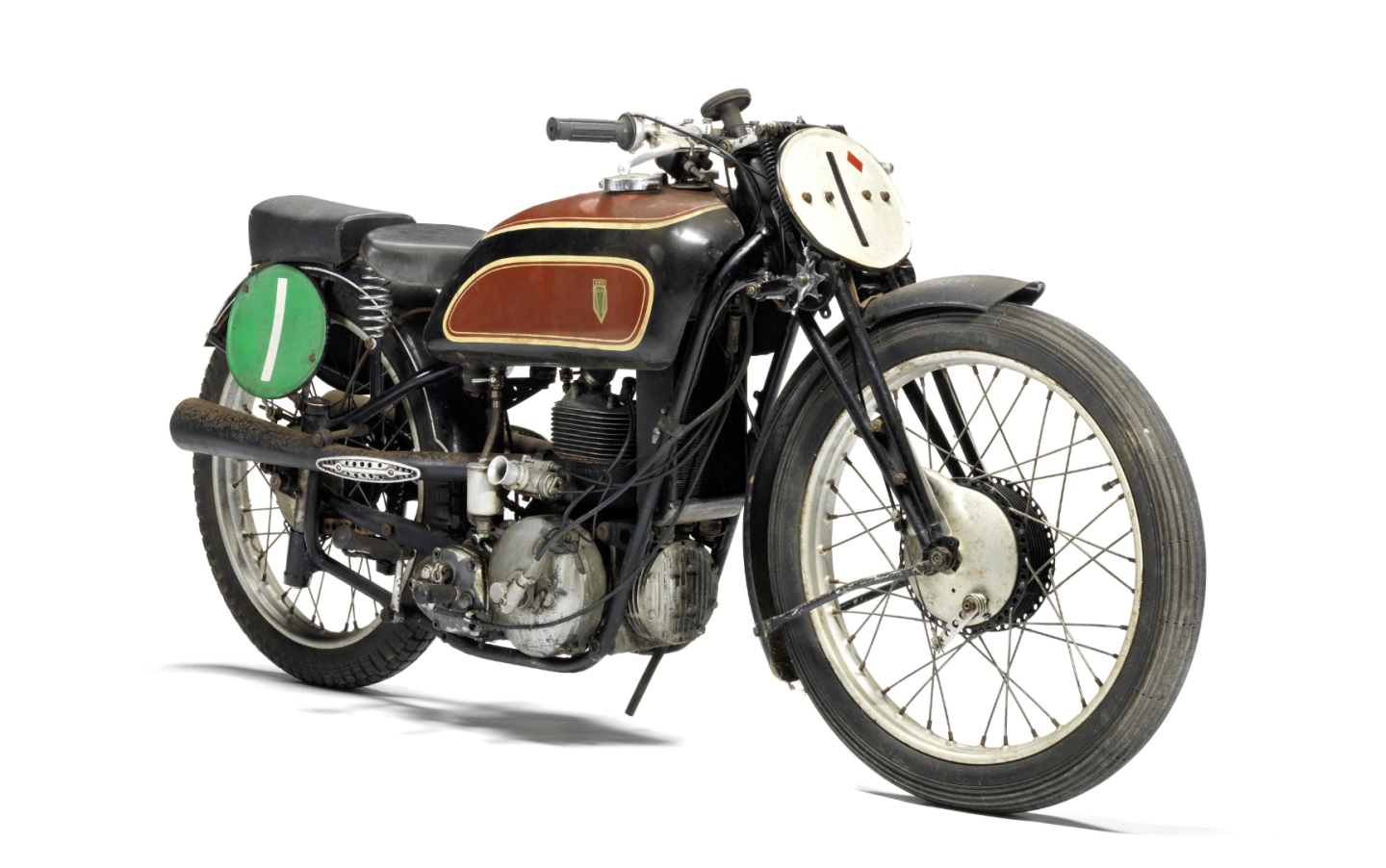 Fetching £50,600 ($78,124) this 1938 DKW 250SS Supercharged Racer just exceeded it's estimate of £40,000 - 50,000 ($60,000 - $75,000)