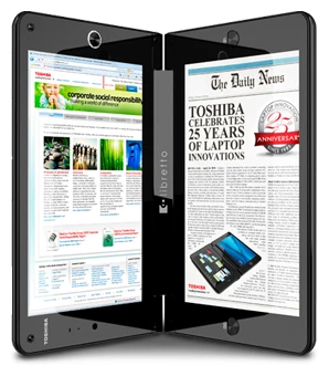 Toshiba's dual touch-screen Libretto W100