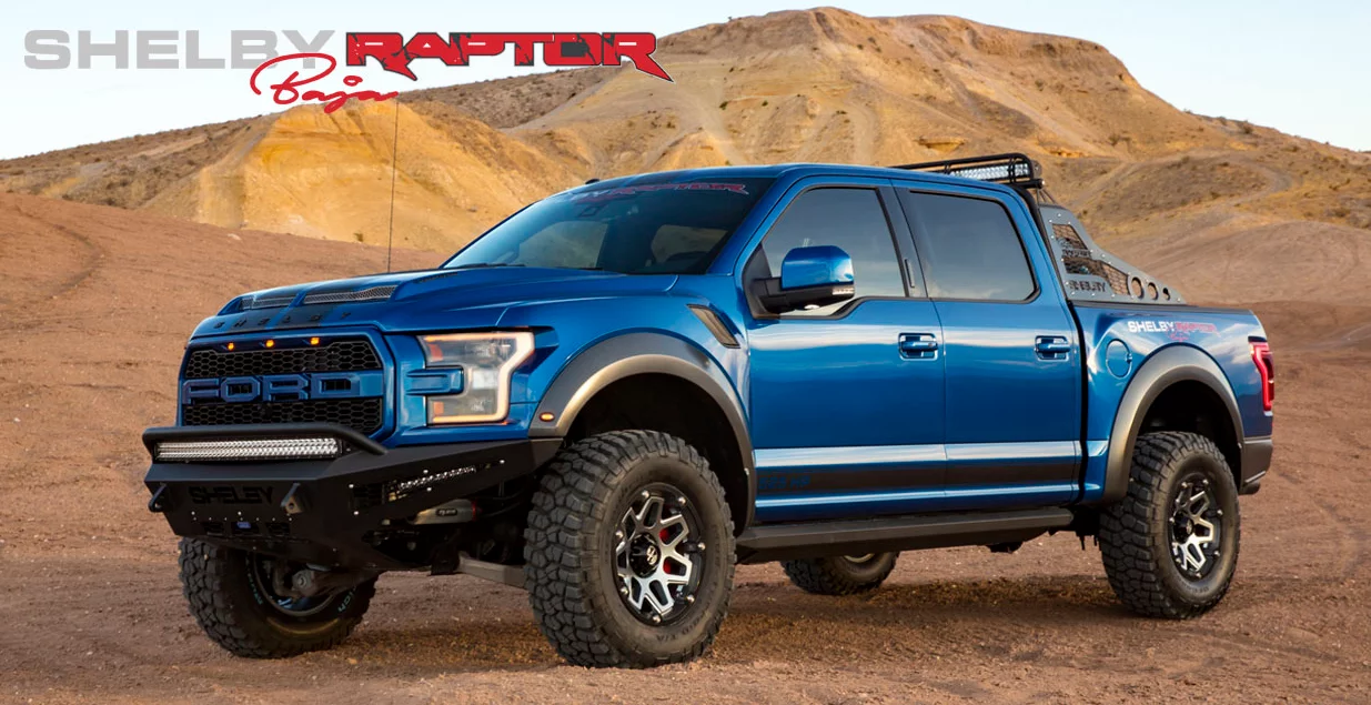 The Shelby Raptor rides on bigger wheels and tires