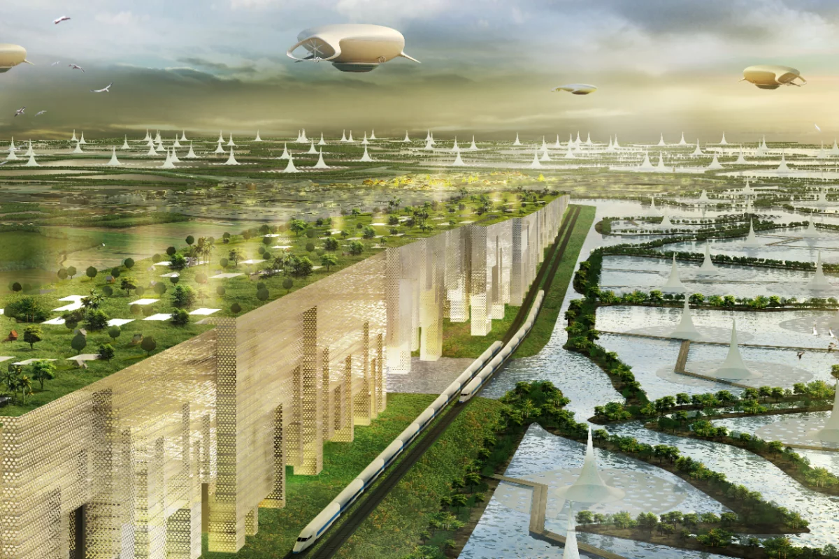Shma's bold "water city" concept is a reimagining of the medieval Thai city of Ayutthaya, that rethinks flood defenses for the 21st century by drawing inspiration from the past