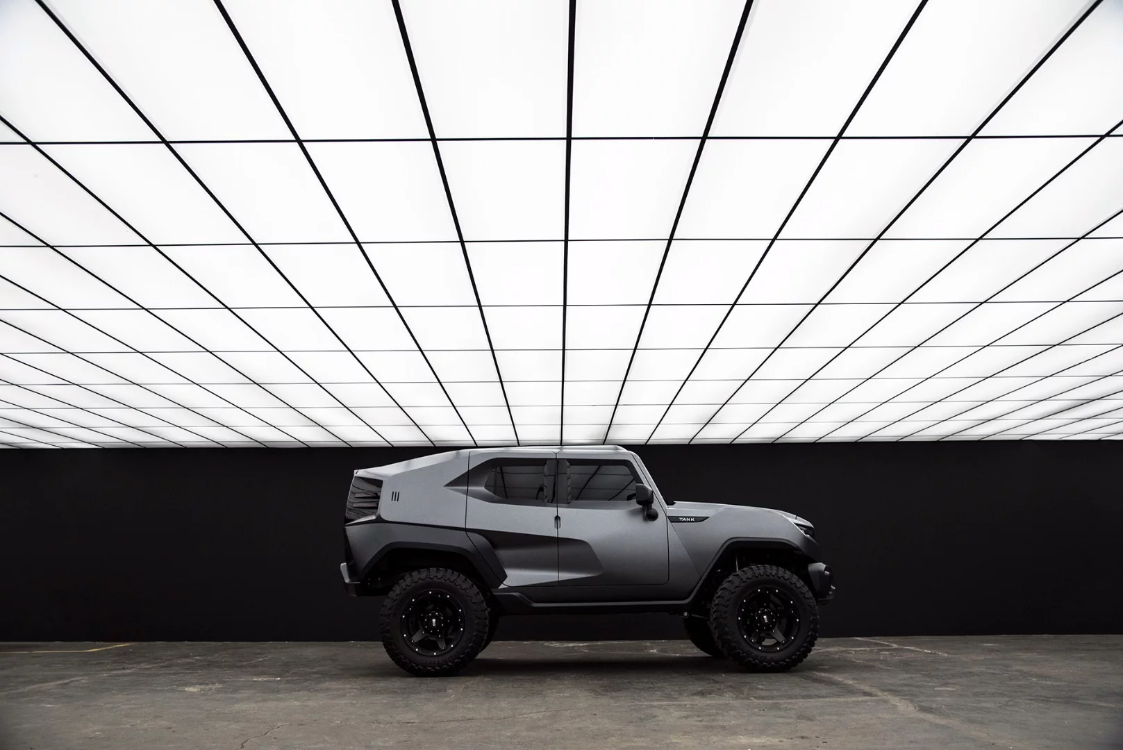 Rezvani offers a variety of options, and we're guessing the ballistic armoring package will be a popular add-on