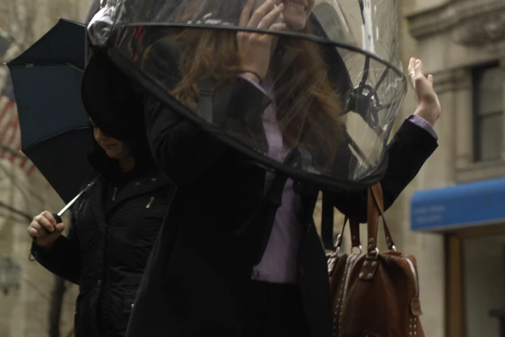 The Nubrella wearable umbrella